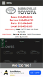 Mobile Screenshot of burnsvilletoyota.com
